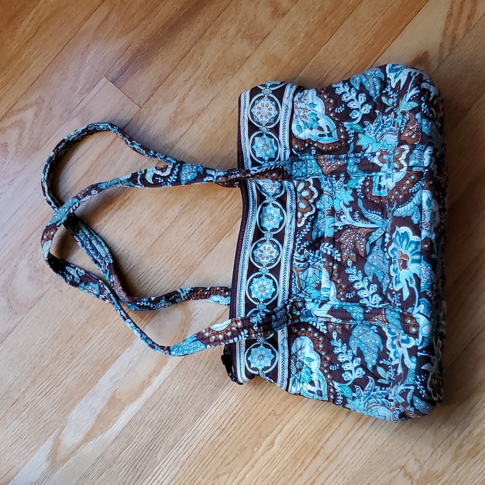 Brown and Turquoise Vera Bradley Bag